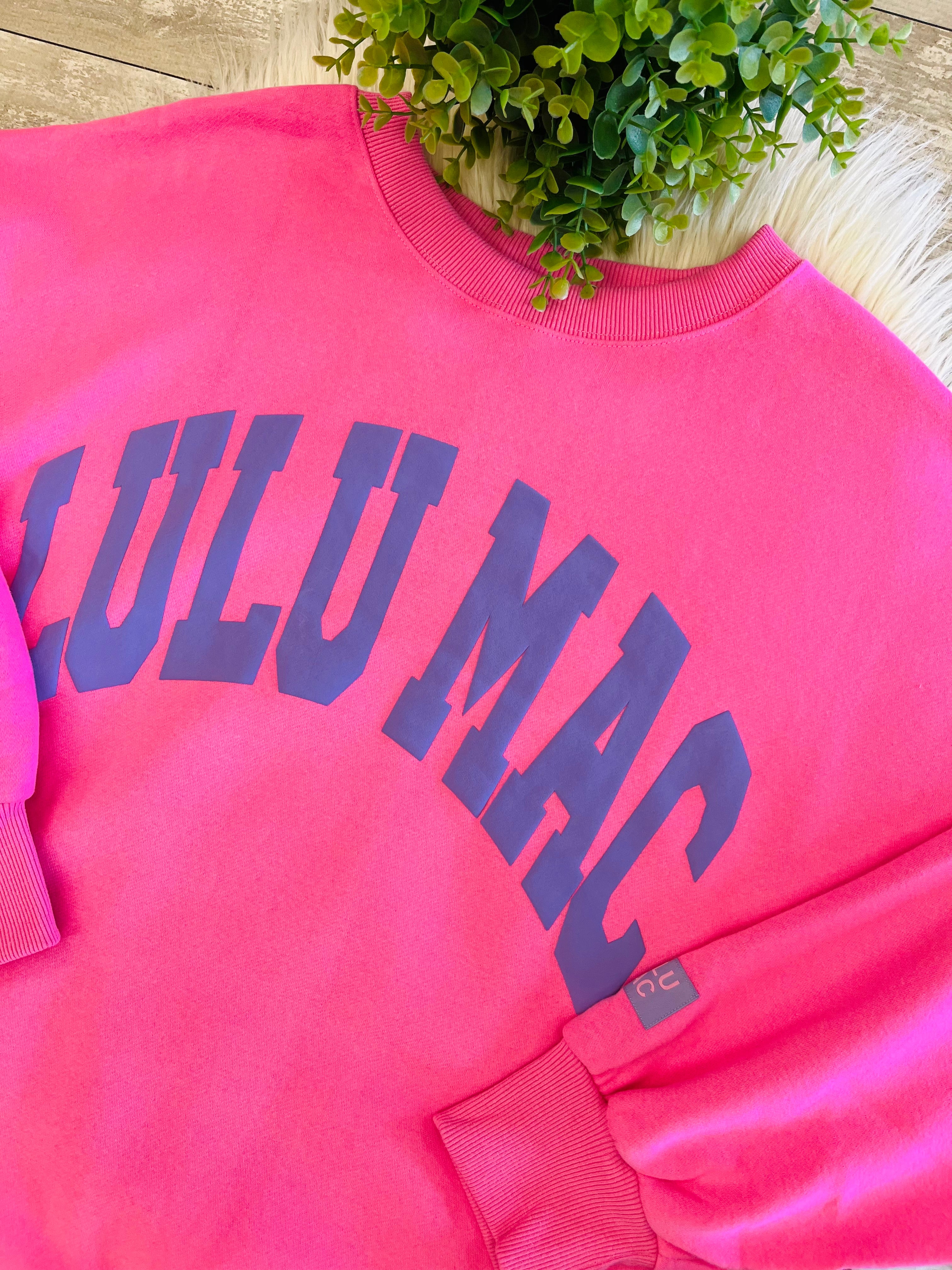 Women’s LuLu Mac Pink And Purple Sweatshirt