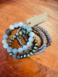 Women’s 5 piece Layered Crystal Bracelet