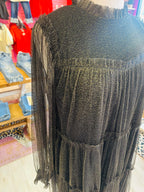Women’s Jodifl Green Shimmer Ruffle Dress