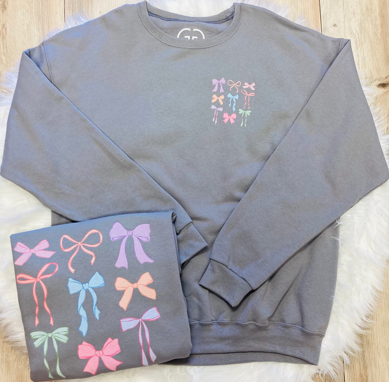 Bow Crewneck - Mini Mee Boutique