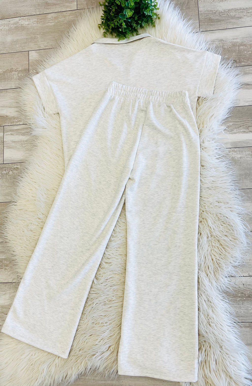 Women’s Soft Gray Scuba Set