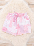 Pretty in Patchwork Women’s 2 Piece Shorts Set by Evermmee