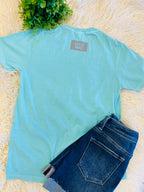 Women’s LuLu Mac Blue And Camouflaged T-Shirt