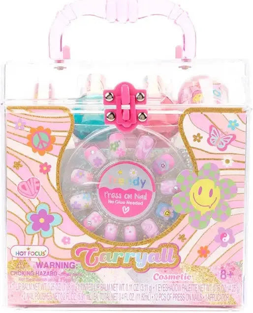 Girl’s hot focus press on nail set