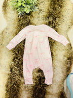 Girl’s light pink bow sleeper