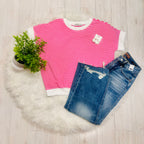 Women’s Zenana Pink Striped Top