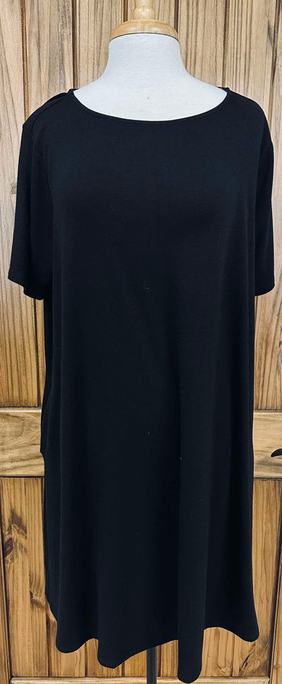 Women’s Zenana Plain Black Maxi Dress - Mini Mee Boutique