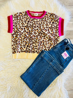 Women’s Leopard Sweater Top