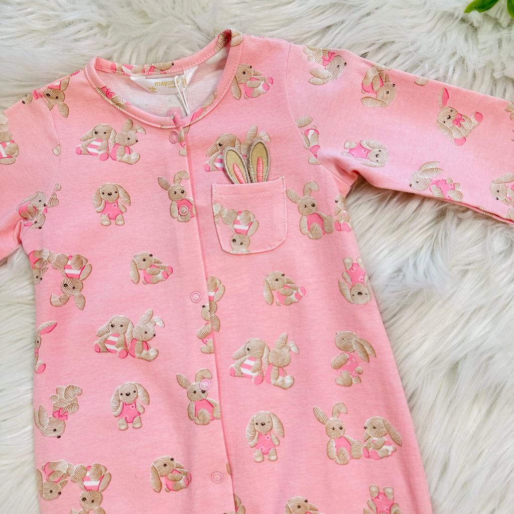 Girl’s Mayoral Pink Bunny Sleeper