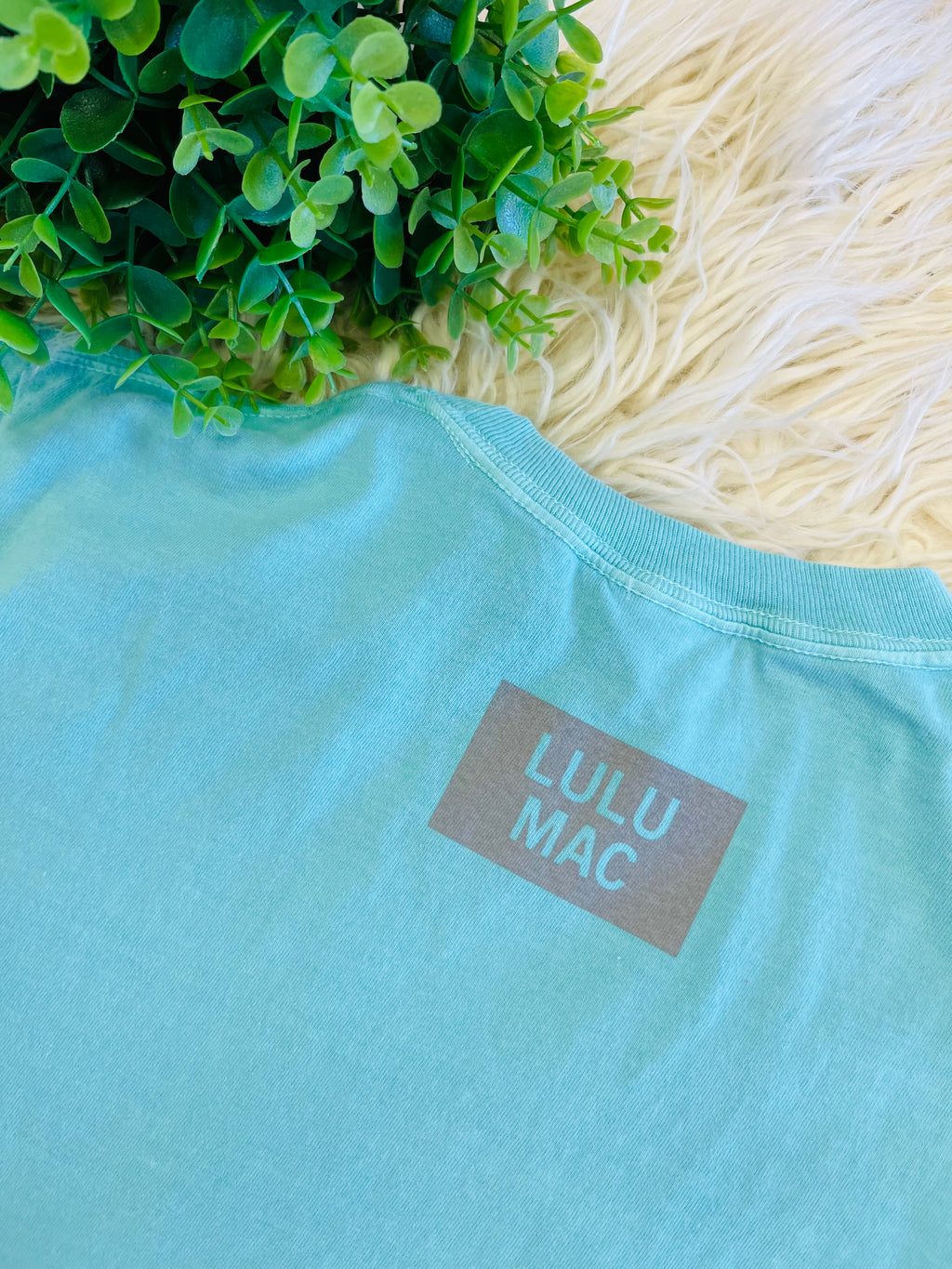 Women’s LuLu Mac Blue And Camouflaged T-Shirt