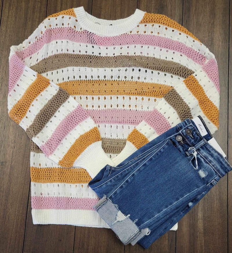 Women’s Evermmee Striped Knit Top