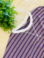 Women’s Ribbed Long Sleeve in Purple Zenana Mocha- True to Size