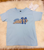 Girls Youth Cheetah Kentucky Tee Shirt
