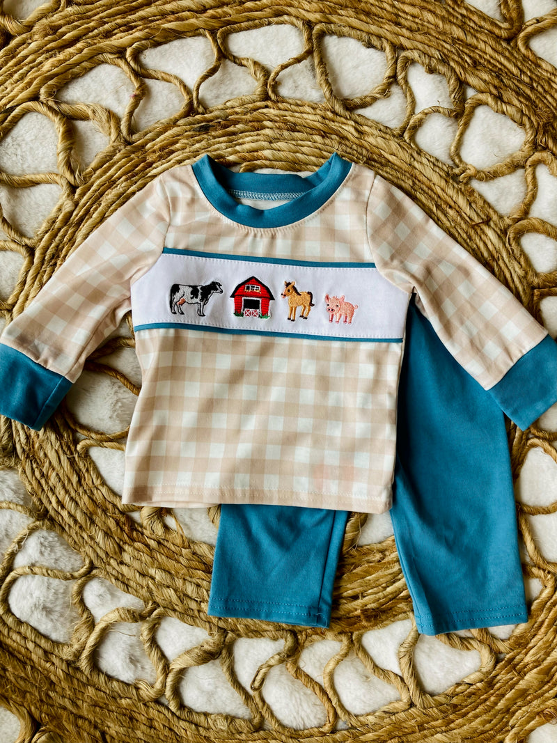 Boys Farm 2 Piece Set