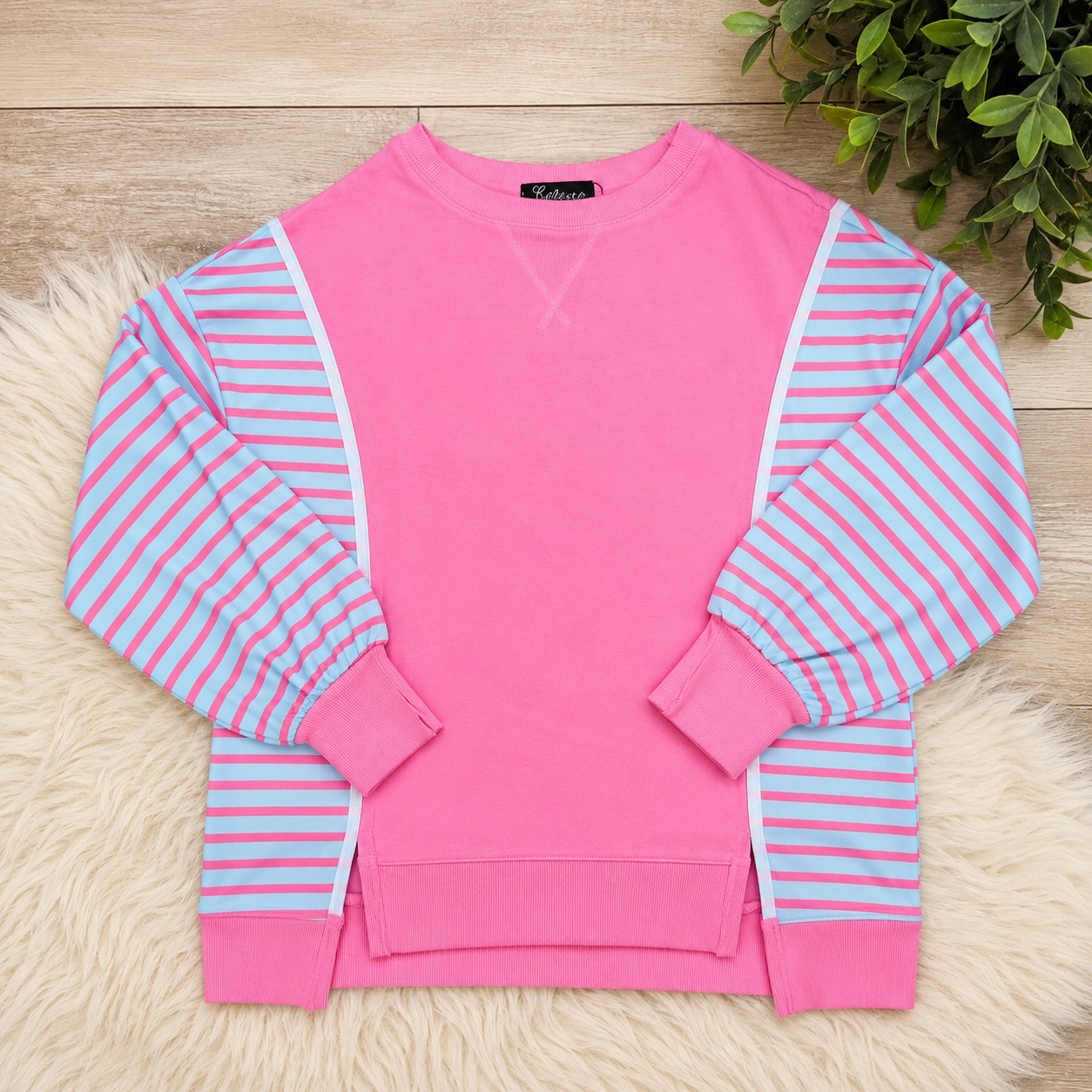 Evermmee Cotton Candy Top Womens