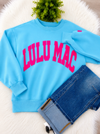 LuLu Mac Blue And Pink Sweatshirt