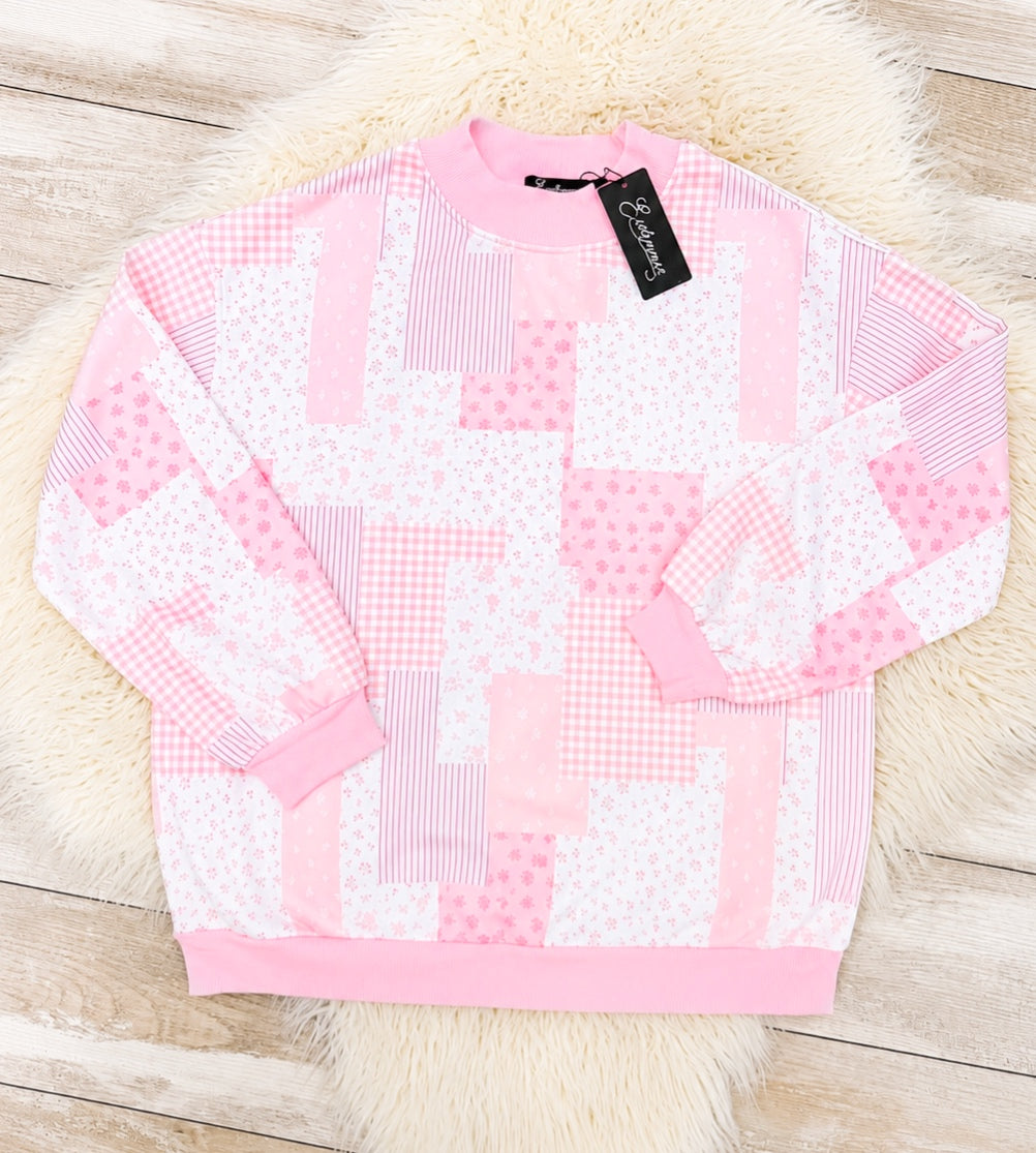Pretty in Patchwork Women’s 2 Piece Shorts Set by Evermmee
