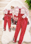 Girl’s Fall Mixed Patterned Outfit