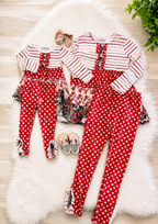 Girl’s Fall Mixed Patterned Outfit