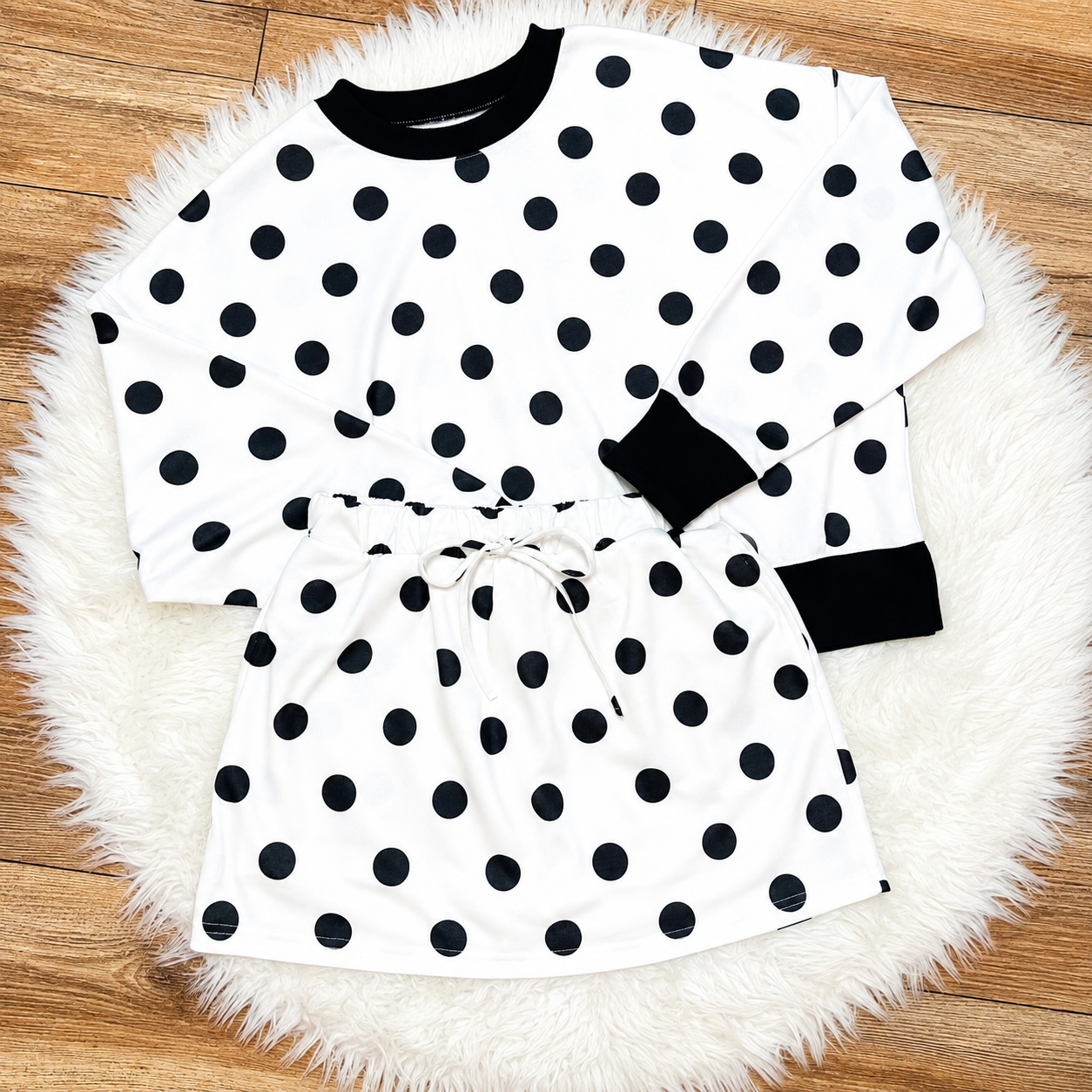 Women’s Polka Dot Skort Set