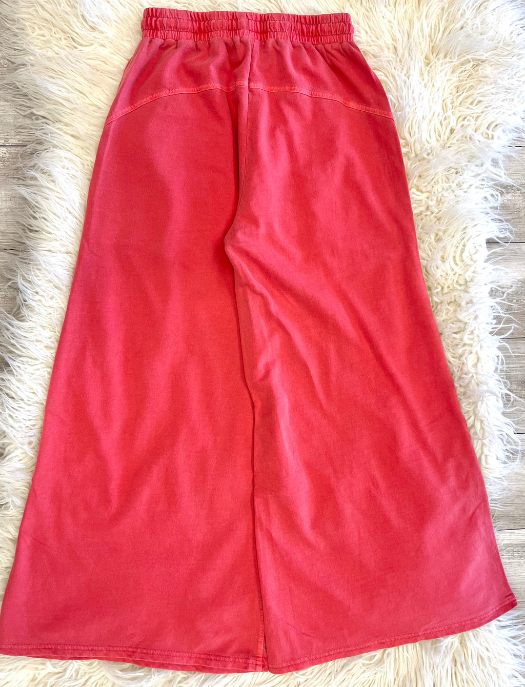Women’s Zenana Ruby French Terry Enzyme Washed Pants
