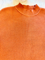 Women’s Evermmee Burnt Orange Sweater Top - True to Size