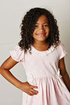 Swoon Baby Pink Bow Dress Girls