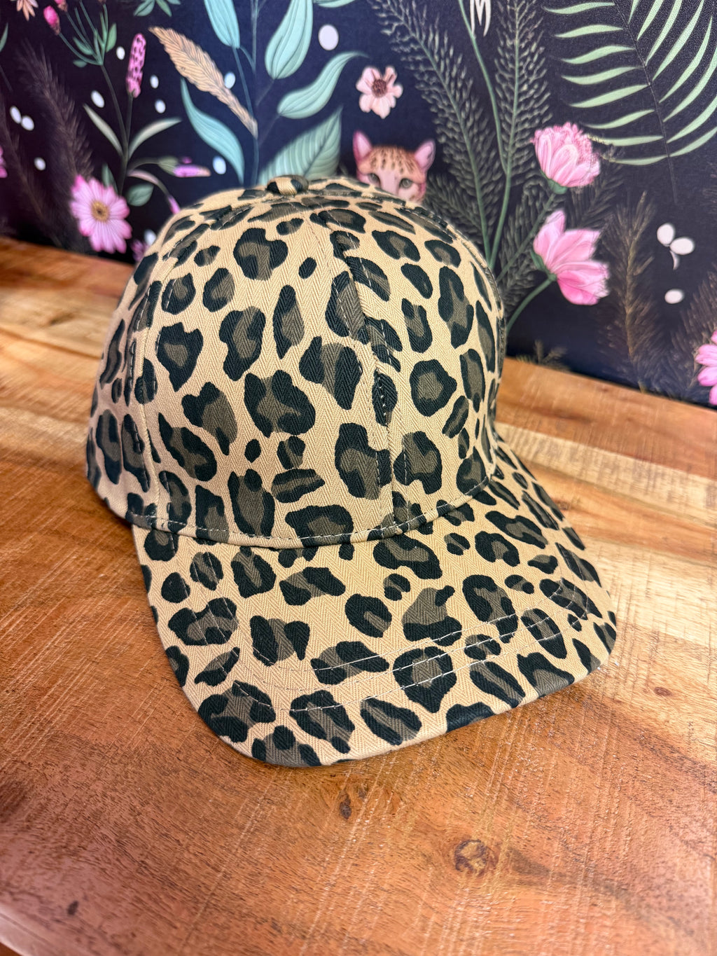 Khaki Cheetah Hat