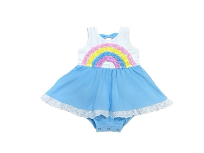 Girls Swoon Baby Rainbow Onesie - Mini Mee Boutique