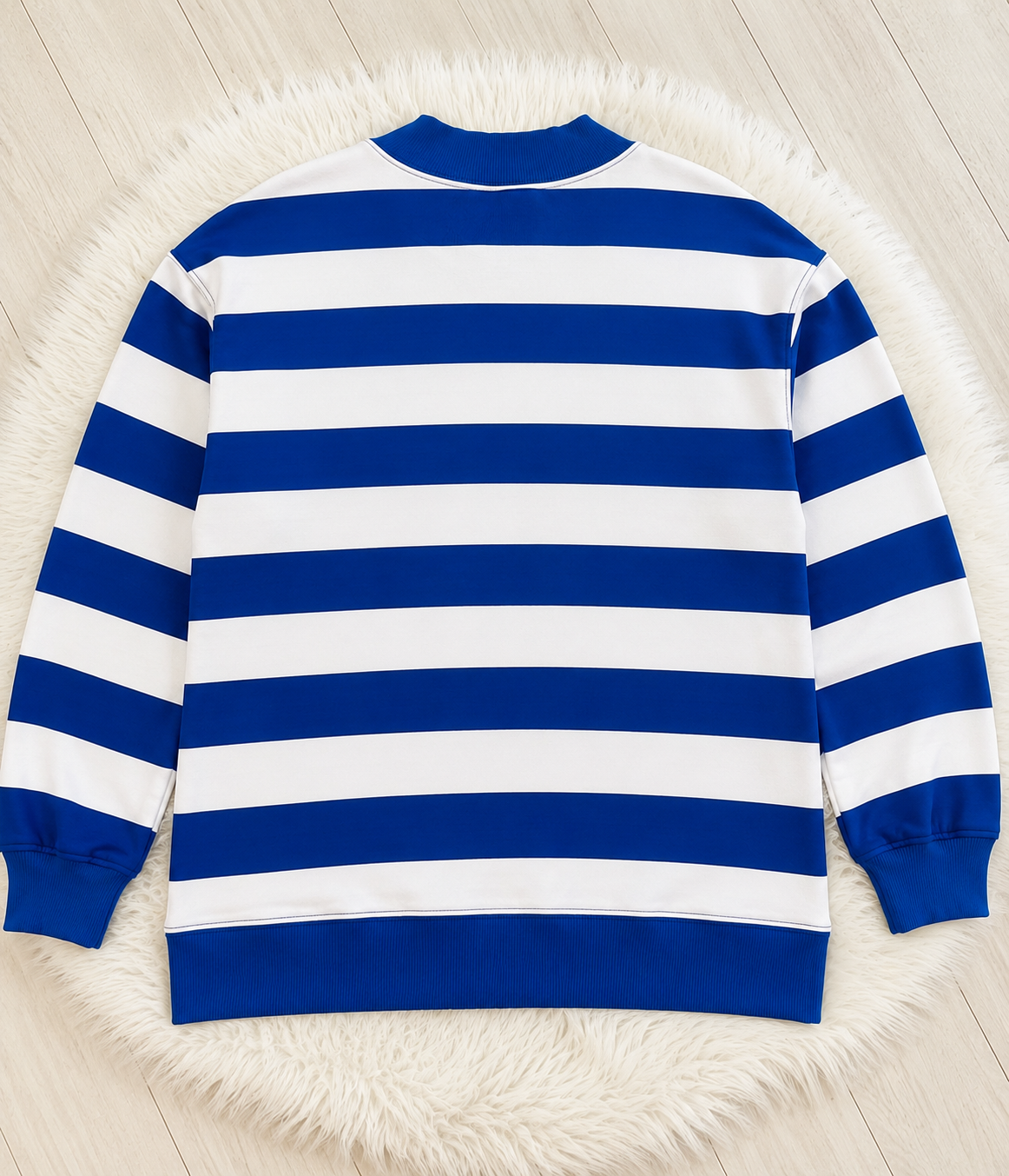 True Blue Striped Sweater Top Women’s