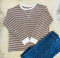 Women’s Ribbed Long Sleeve in Color Zenana Mocha - True to Size