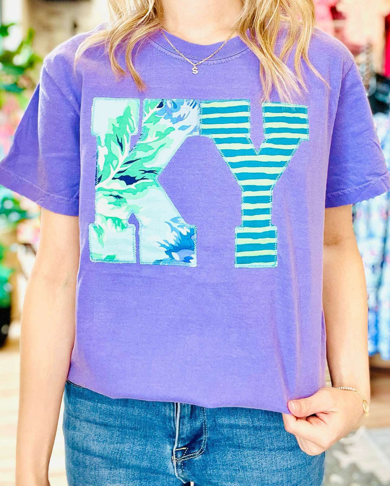 Golden Girl purple KY tee - Mini Mee Boutique