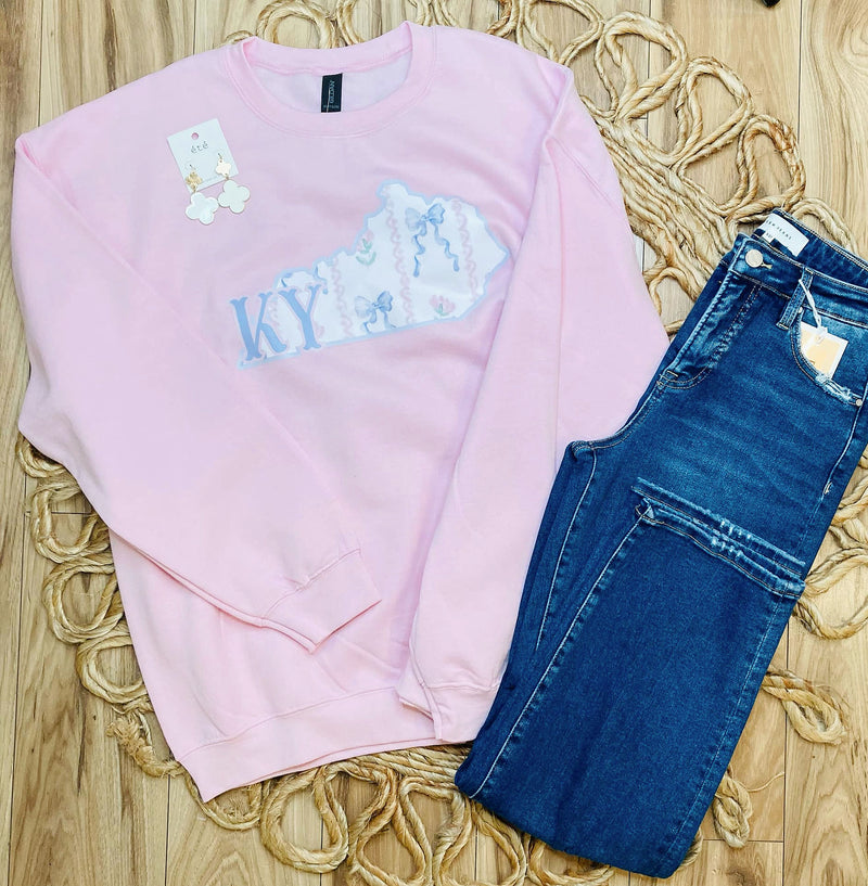 Kentucky State Crewneck - Mini Mee Boutique