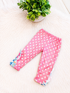 Girl’s Pink and Blue Mixed Print Outfit Set