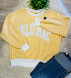 Women’s LuLu Mac Yellow & White Sweatshirt