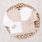Women’s Evermmee Curvy Mixed Print Gingham Top