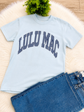 Women’s LuLu Mac Baby Blue Stripped T-Shirt
