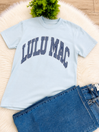 Women’s LuLu Mac Baby Blue Stripped T-Shirt