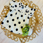 Women’s Evermmee Polka Dot Top ￼