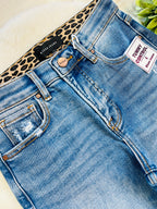 Women’s Risen High Rise Wide Leg Stretchy Jeans Style 5920