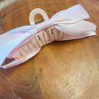 Pink Bow Hair Clip