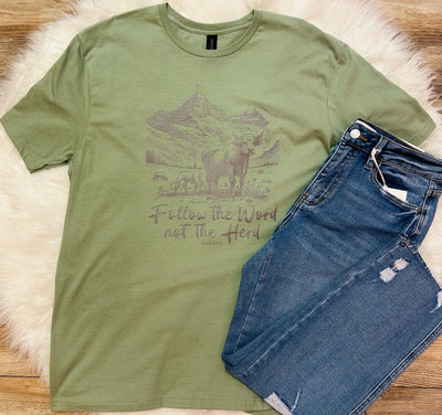 Follow the Word not the Herd Tee - Mini Mee Boutique