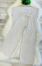 Women’s Zenana Ash Ribbed Pant set
