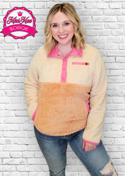 Girl's Simply Southern Pink Shacket - Mini Mee Boutique