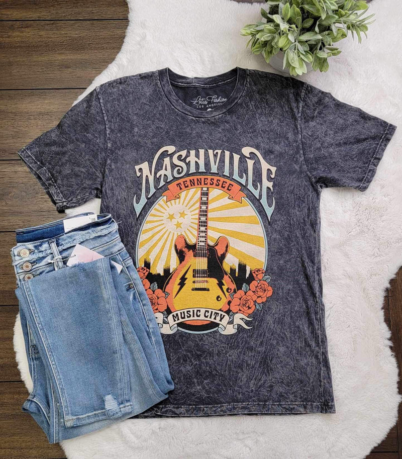 Nashville marvel gray tee - Mini Mee Boutique