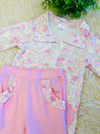 Girl’s Floral Pink Outfit