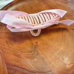 Pink Bow Hair Clip