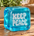 Keep Peace Squishy Toy Ages 3+ size 2”x2”