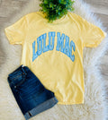 Women’s Polka Dot Butter Yellow LuLu Mac Tee