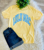 Women’s Polka Dot Butter Yellow LuLu Mac Tee